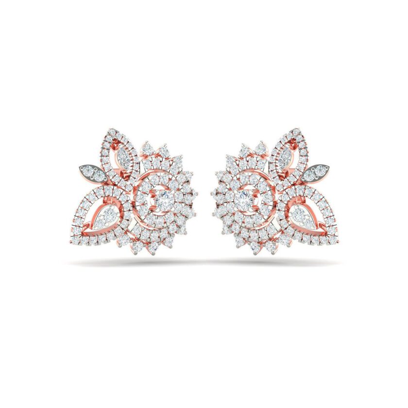 DIAMOND DOME EARRINGS