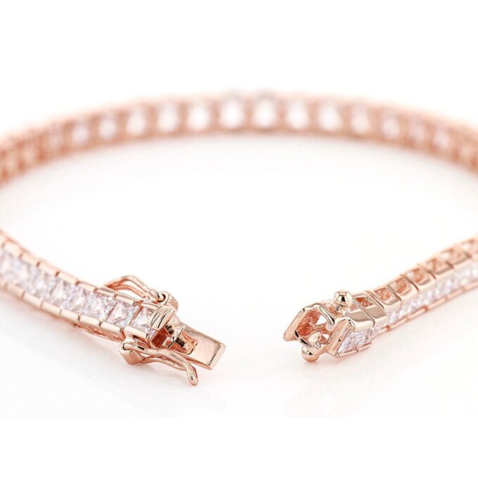 Modern Elegance Princess Cut Tennis Bracelet