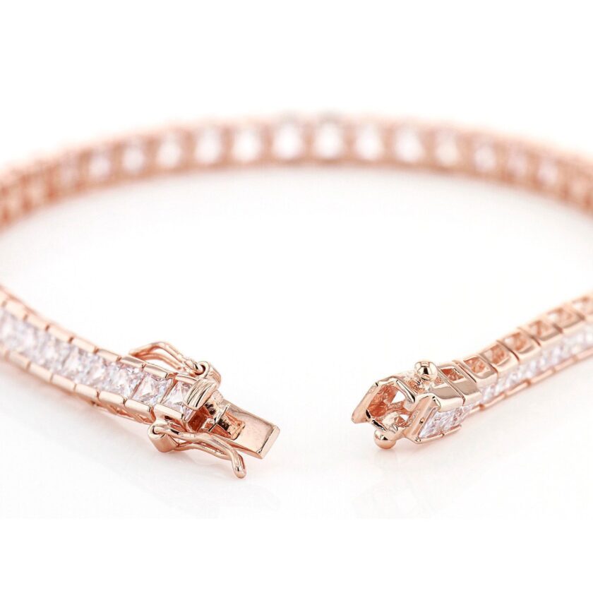 Modern Elegance Princess Cut Tennis Bracelet - Image 4