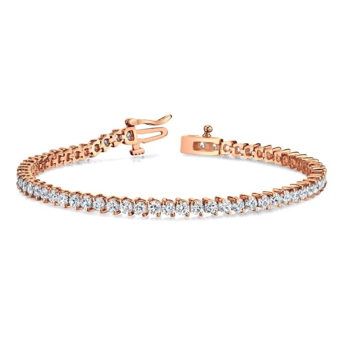 Elegant Prong Set Diamond Bracelet
