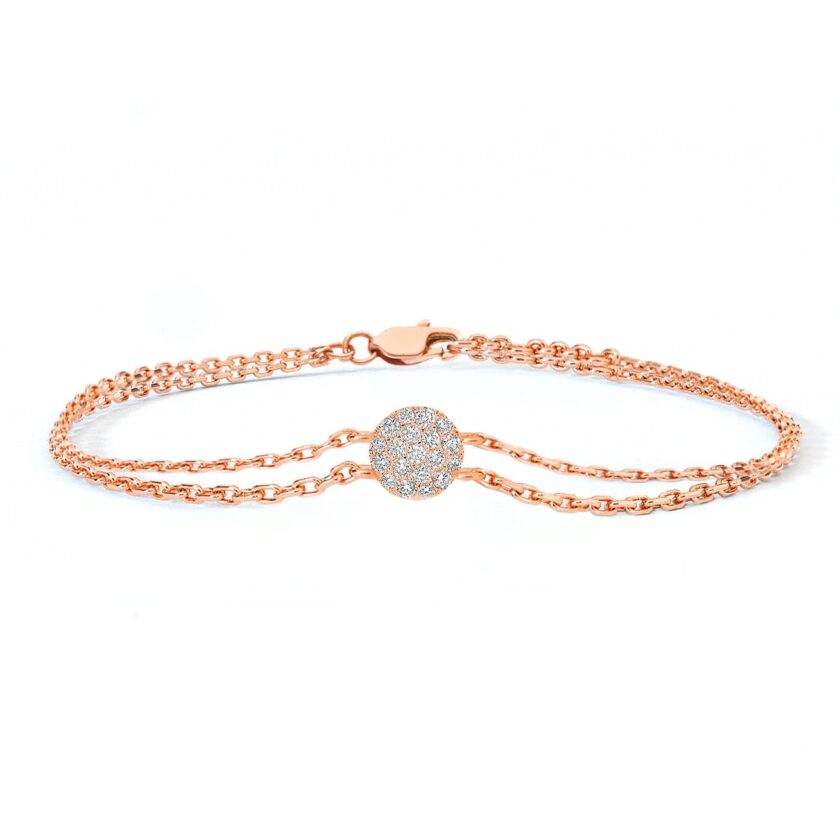 Cluster Sparkle Circle Bracelet