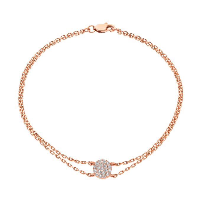 Cluster Sparkle Circle Bracelet