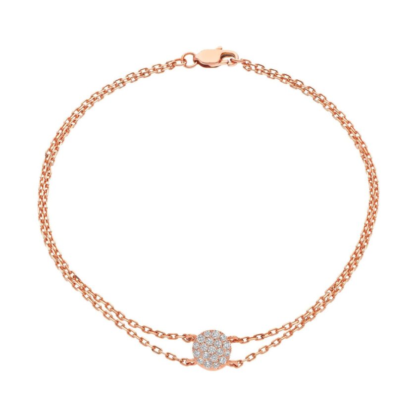 Cluster Sparkle Circle Bracelet - Image 2