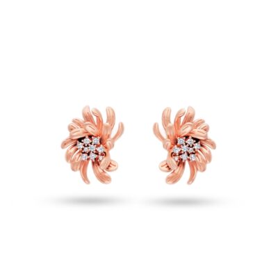 "Nature's Edge" Diamond Brooch-Style Earring Tops