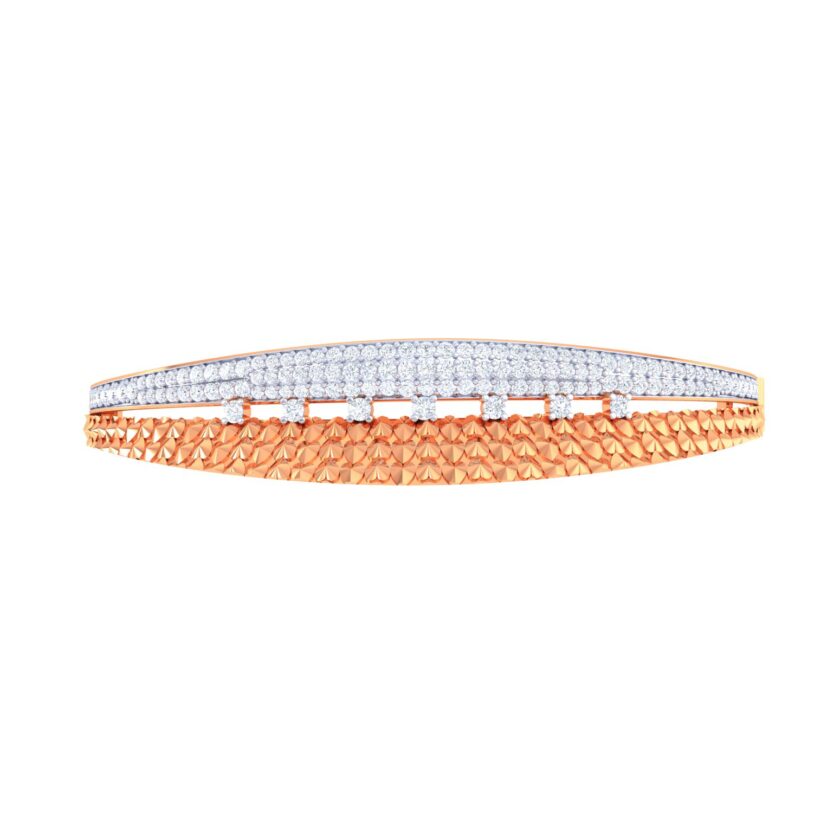 Contrast Elegance Diamond Bracelet - Image 2