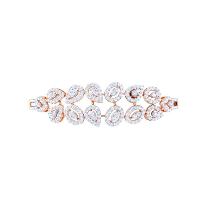 Royal Fusion Diamond broad Bracelet