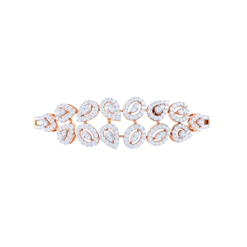 Royal Fusion Diamond broad Bracelet - Image 2