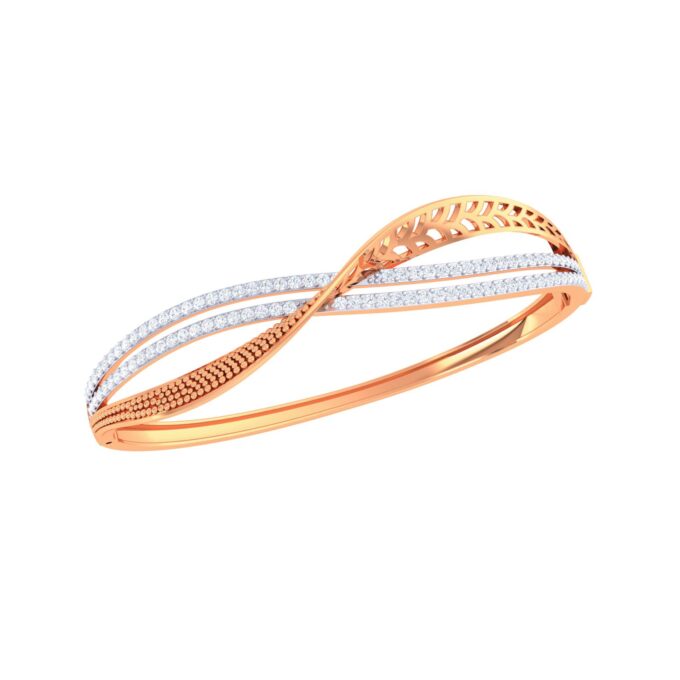 Twisted Elegance Diamond Bracelet