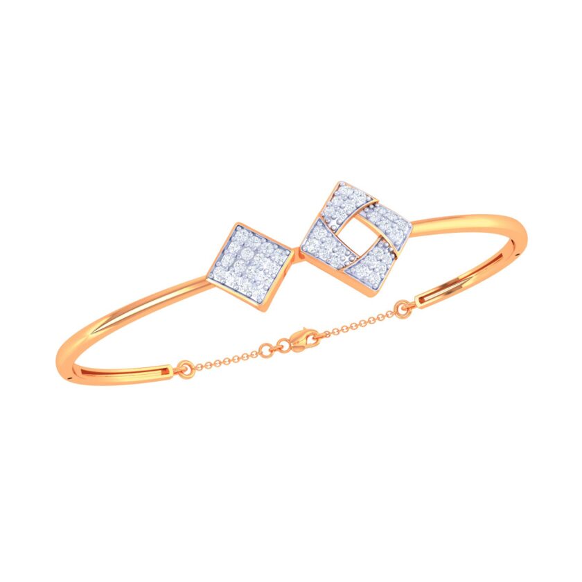Elegant Duo Square Bracelet