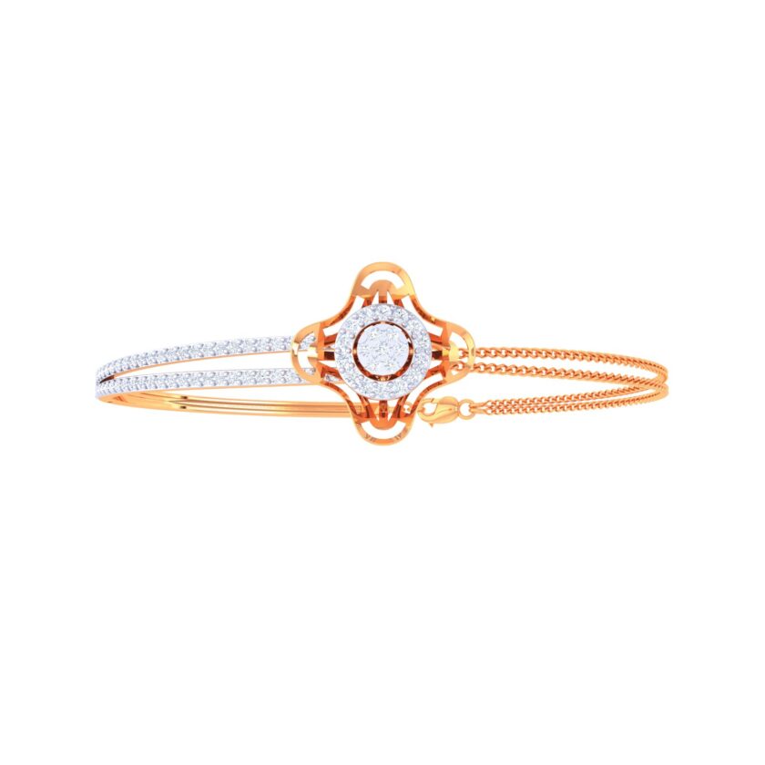 Dual Elegance Diamond Bracelet - Image 2
