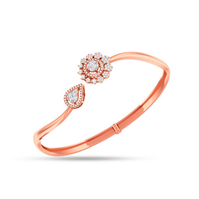Gemstone Fusion Openable Bracelet