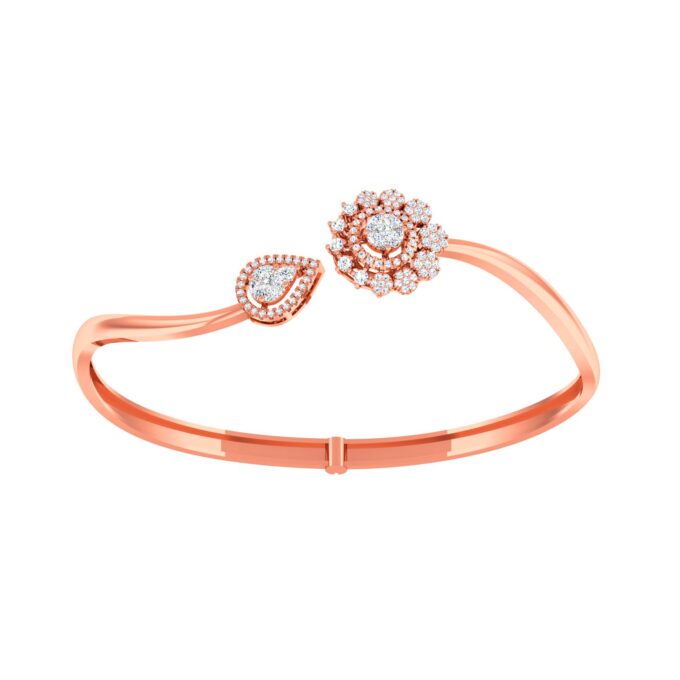 Gemstone Fusion Openable Bracelet