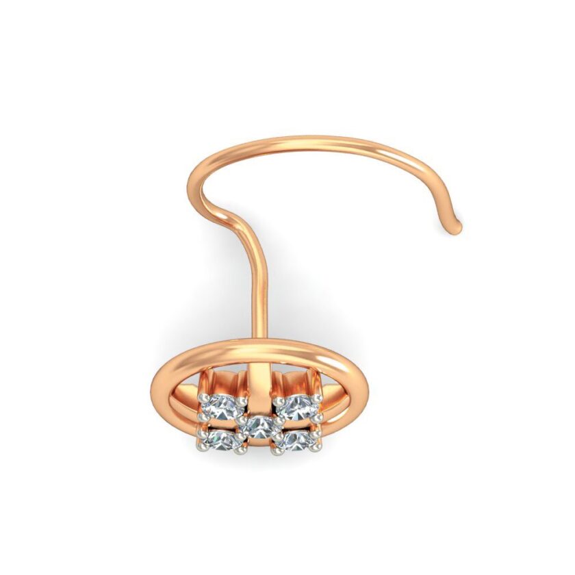 5 Diamonds Nosepin - Image 3