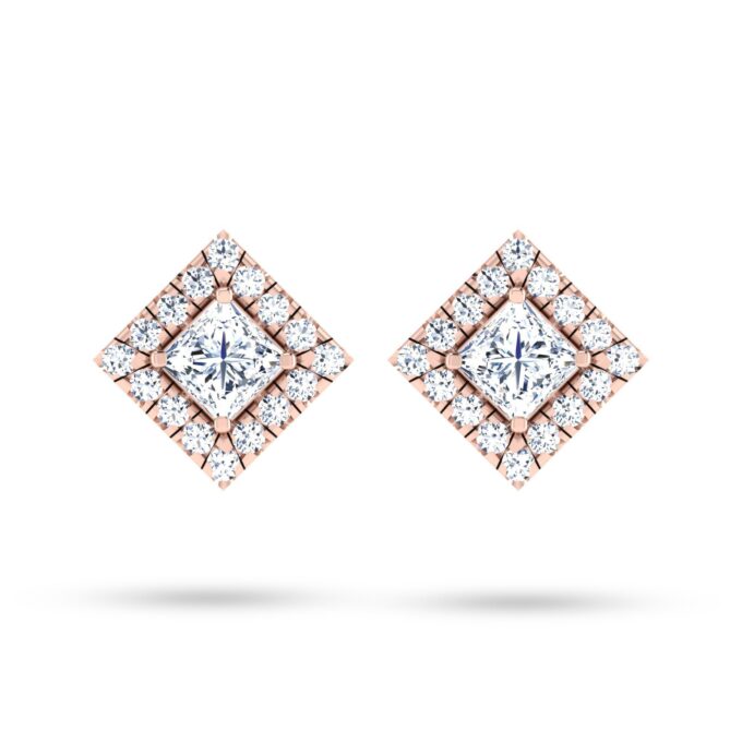 Royal Prism Solitaire Diamond Pendant Set