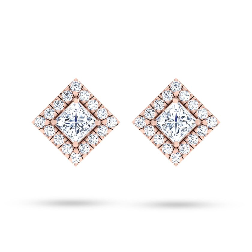 Royal Prism Solitaire Diamond Pendant Set - Image 7