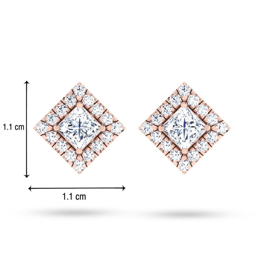 Royal Prism Solitaire Diamond Pendant Set - Image 9