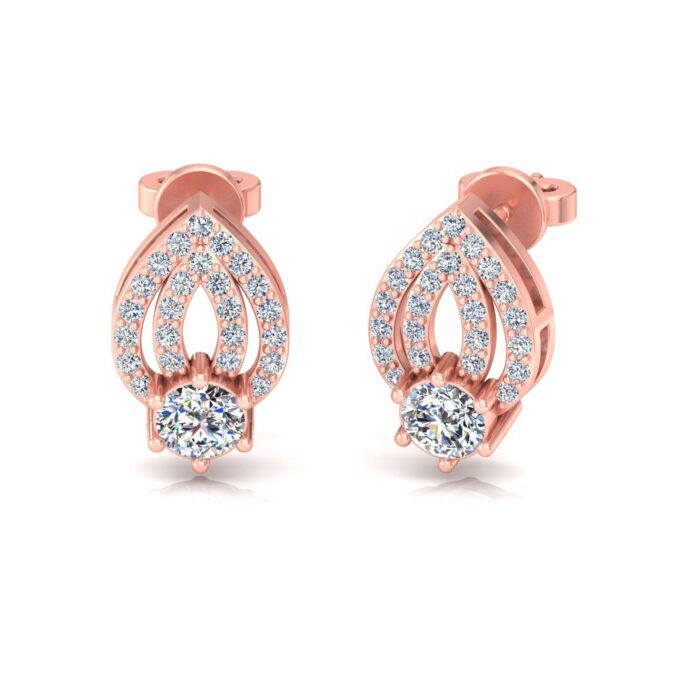 DIAMOND SOLITAIRE DROP PENDANT SET