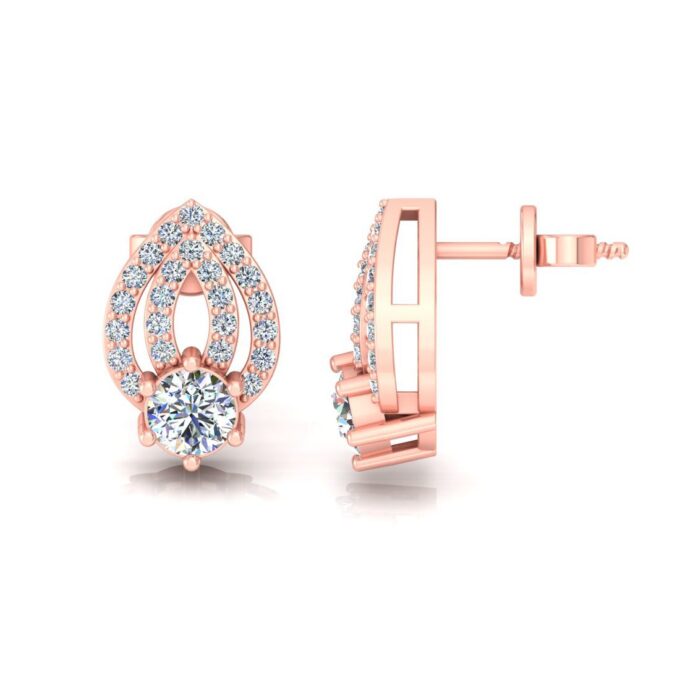 DIAMOND SOLITAIRE DROP PENDANT SET