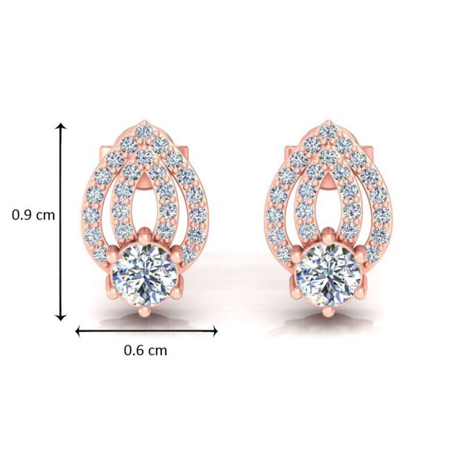 DIAMOND SOLITAIRE DROP PENDANT SET