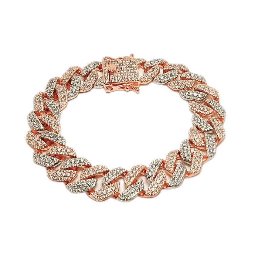 Warm Fusion Chain Style Gents Bracelet - Image 2
